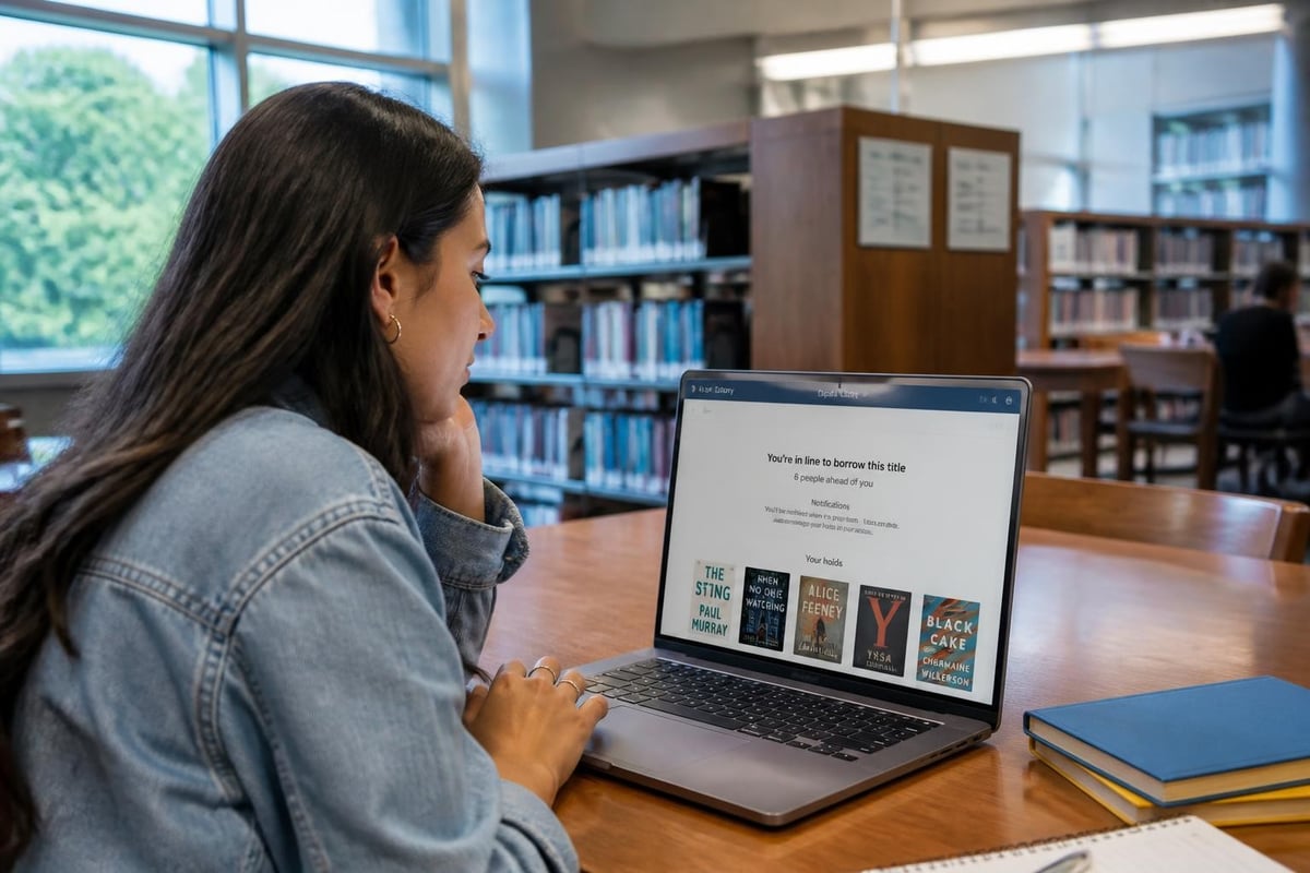 Library ebook lending workflow