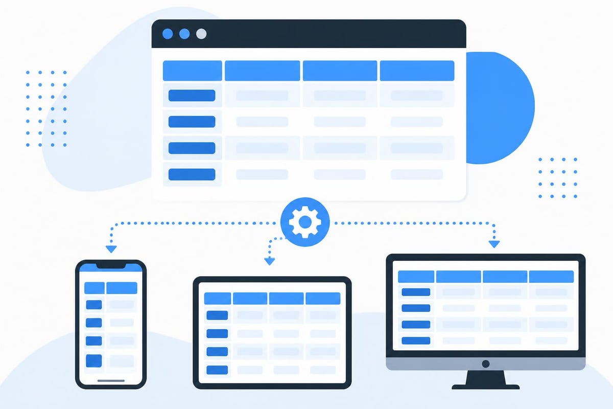TablePress responsive design