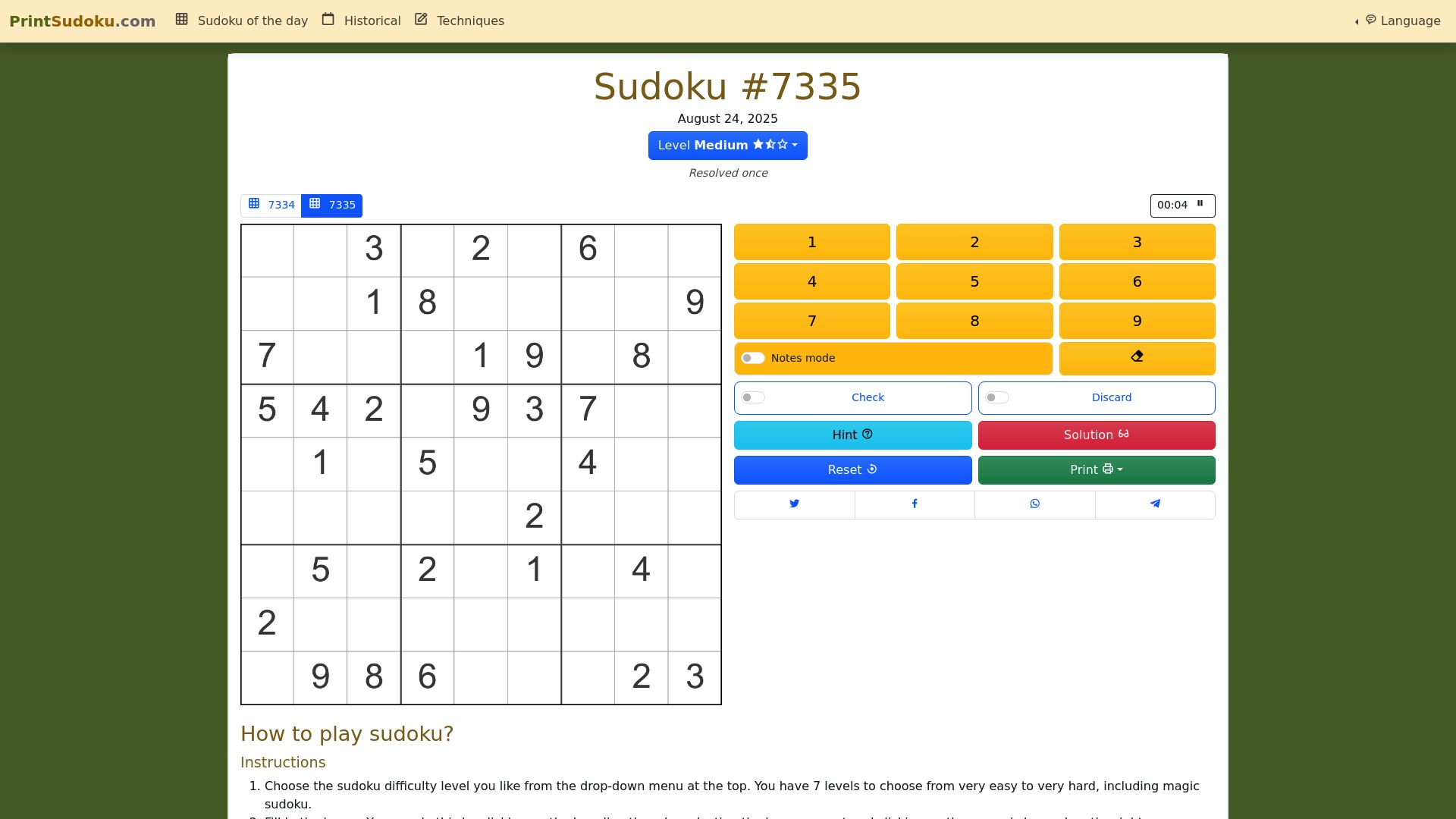 10 Best Sudoku Games Printable for 2025 Puzzle Lovers - PrintSudoku.com