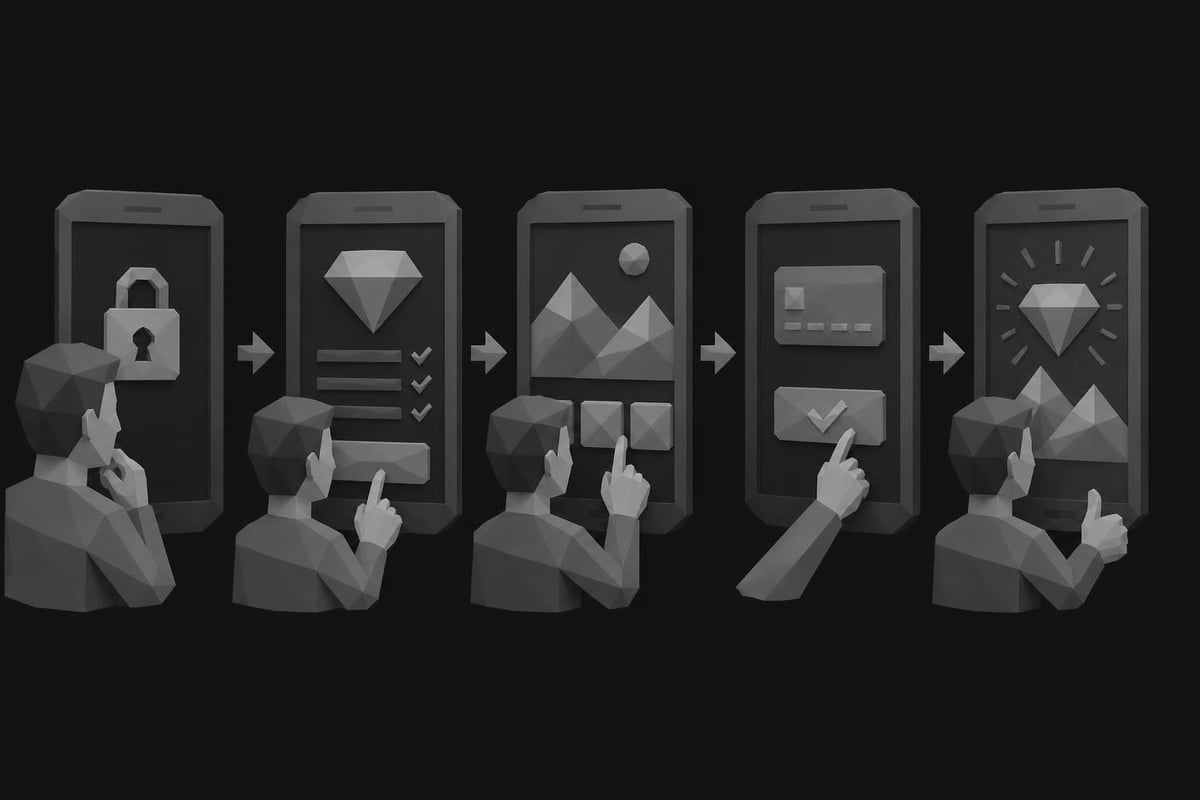 In-app purchase user flow