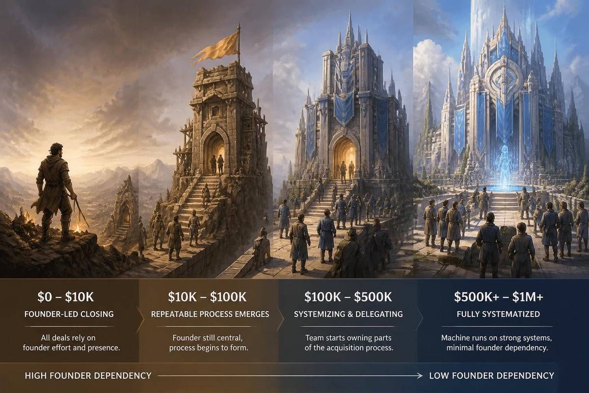 Sales transformation stages