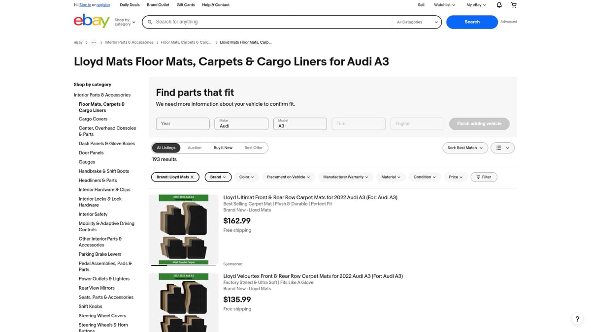 Top 8 A3 Mats for Superior Car Interior Protection 2025 - Lloyd Mats Luxe Custom Carpet Mats