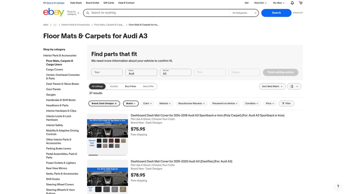 Top 8 A3 Mats for Superior Car Interior Protection 2025 - Velour Carpet Mats by Dash Designs