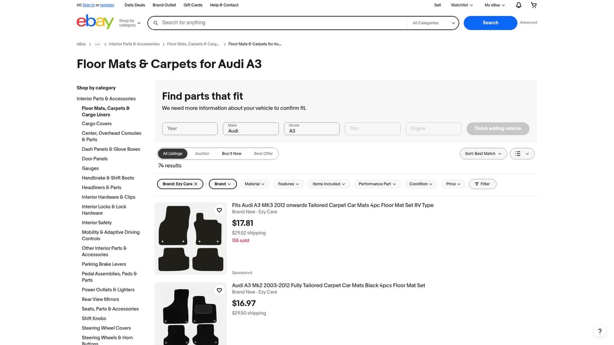 Top 8 A3 Mats for Superior Car Interior Protection 2025 - Ezy Care Universal Rubber Mats