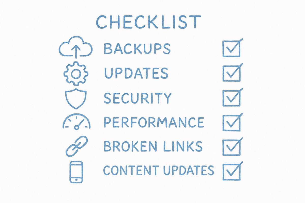 Essential Website Maintenance Tasks: A Step-by-Step Checklist