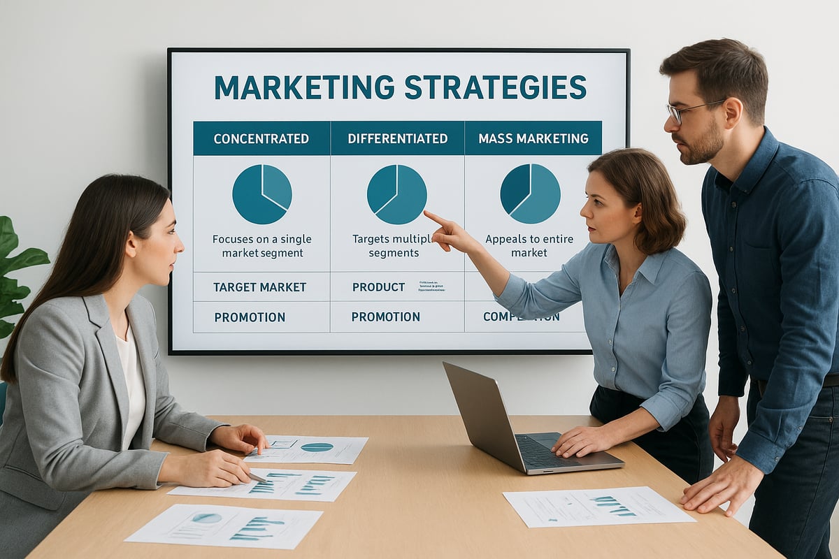 Concentrated vs Differentiated vs Undifferentiated Marketing: A Strategic Comparison