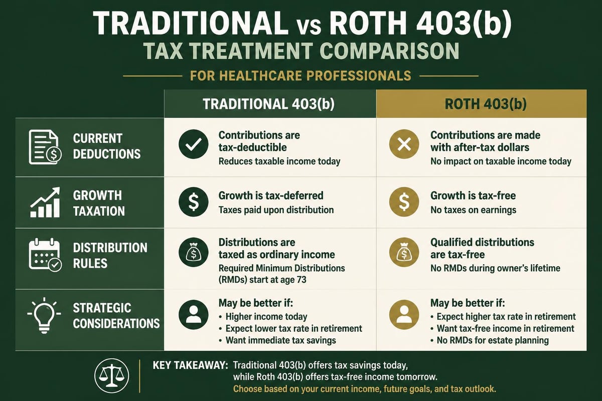 Traditional versus Roth comparison
