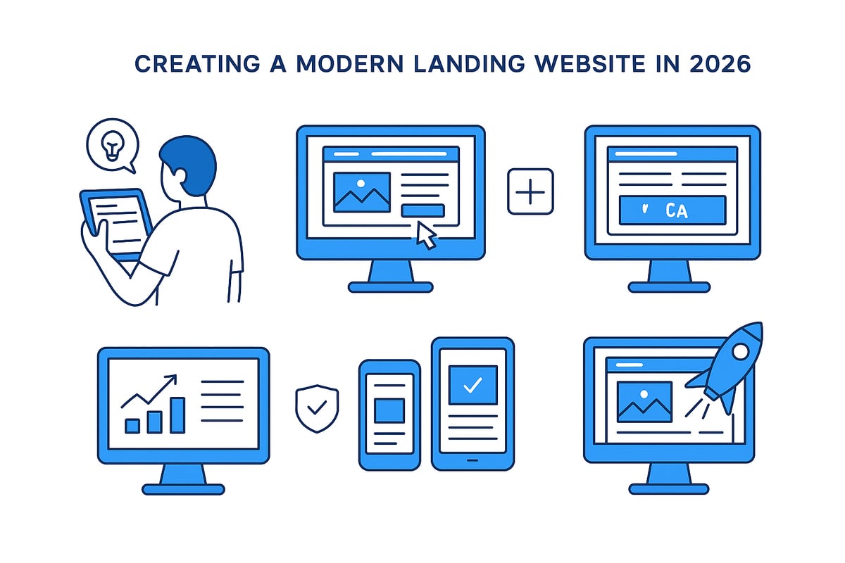 Step-by-Step: How to Build a Landing Website in 2026