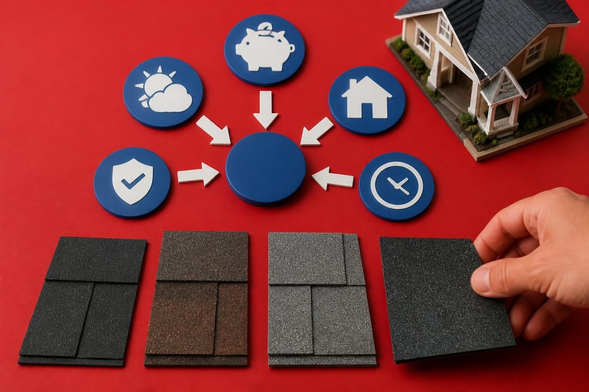 Shingle selection decision tree
