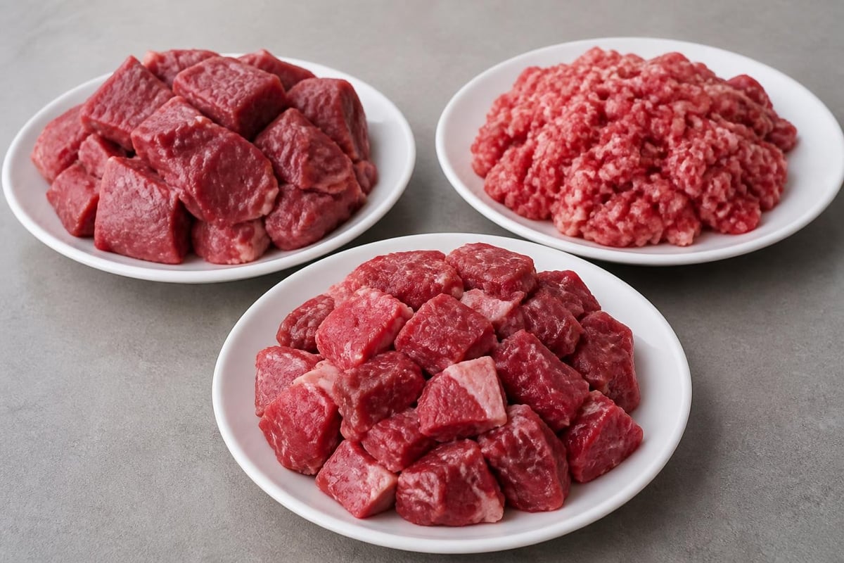 Perbandingan jenis daging sapi untuk bakso