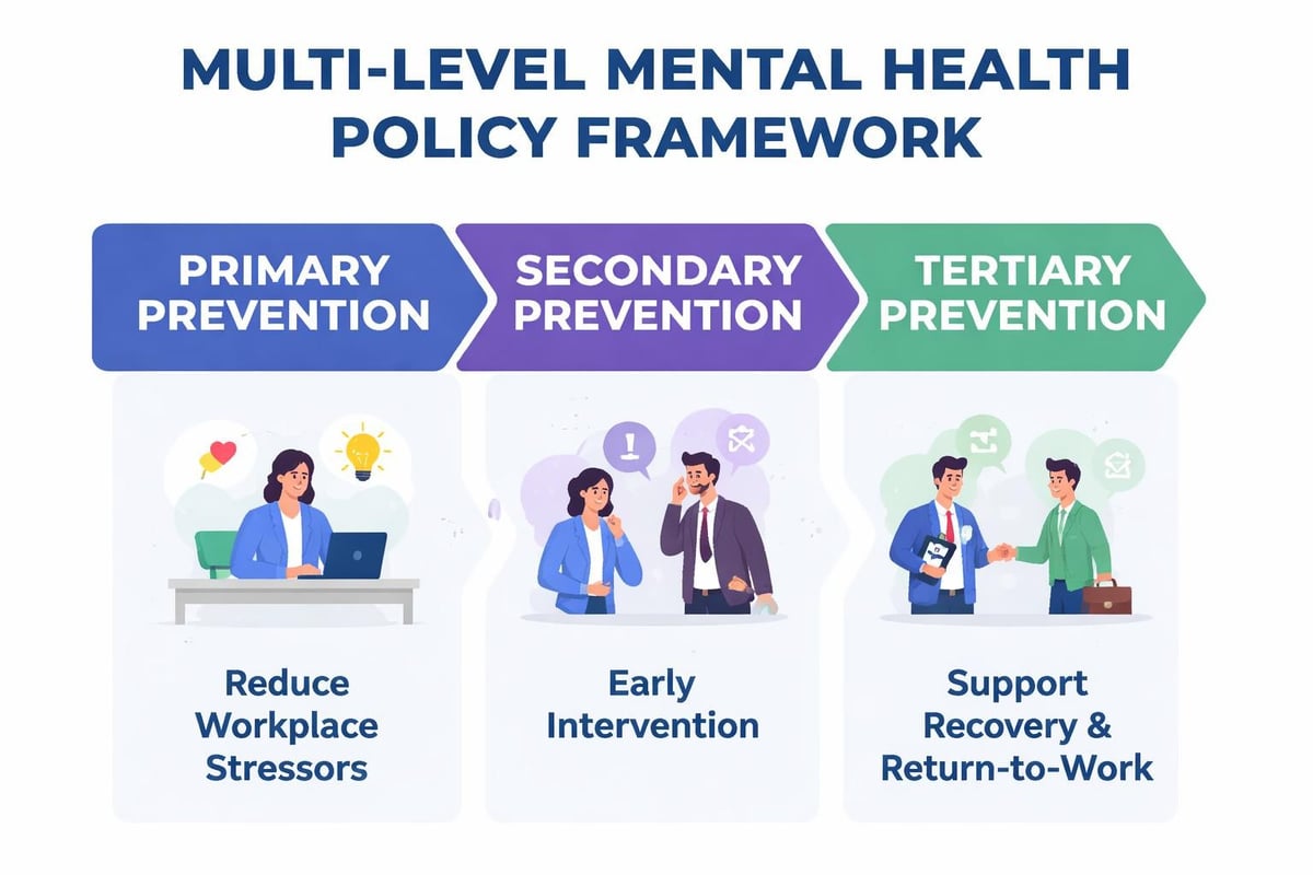 Workplace mental health policy framework