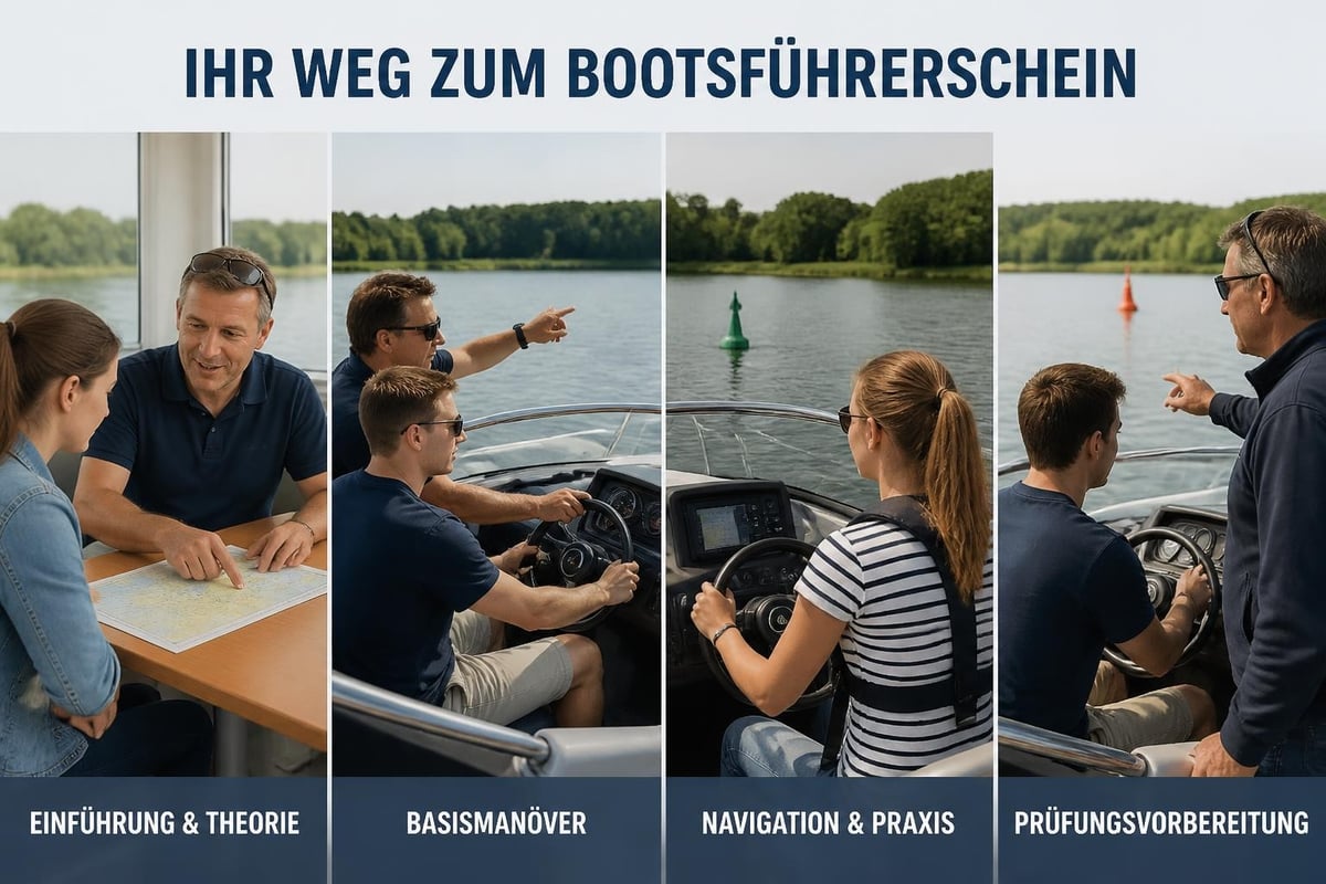 Praktische Bootsführerscheinausbildung