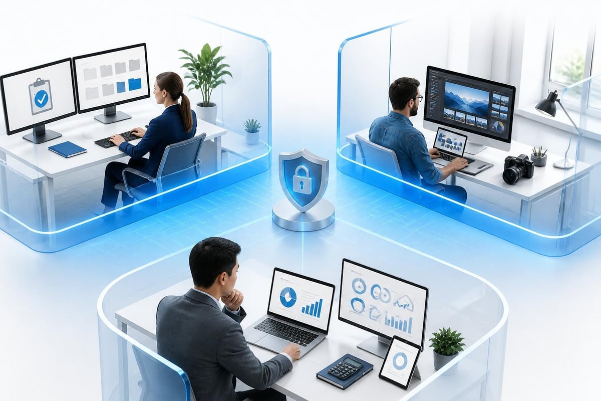 Access zones in creator agency