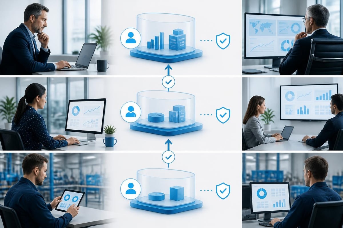 Permission tiers in agency software