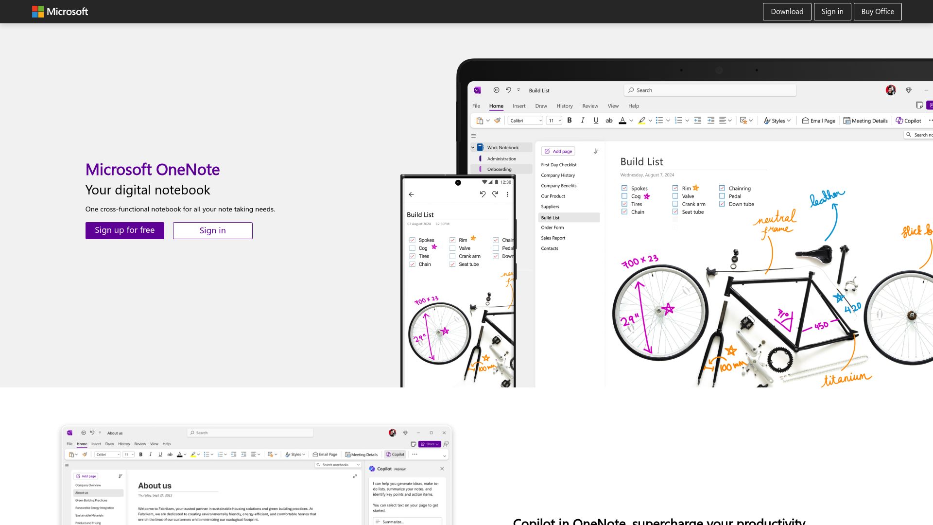 2 - OneNote de Microsoft