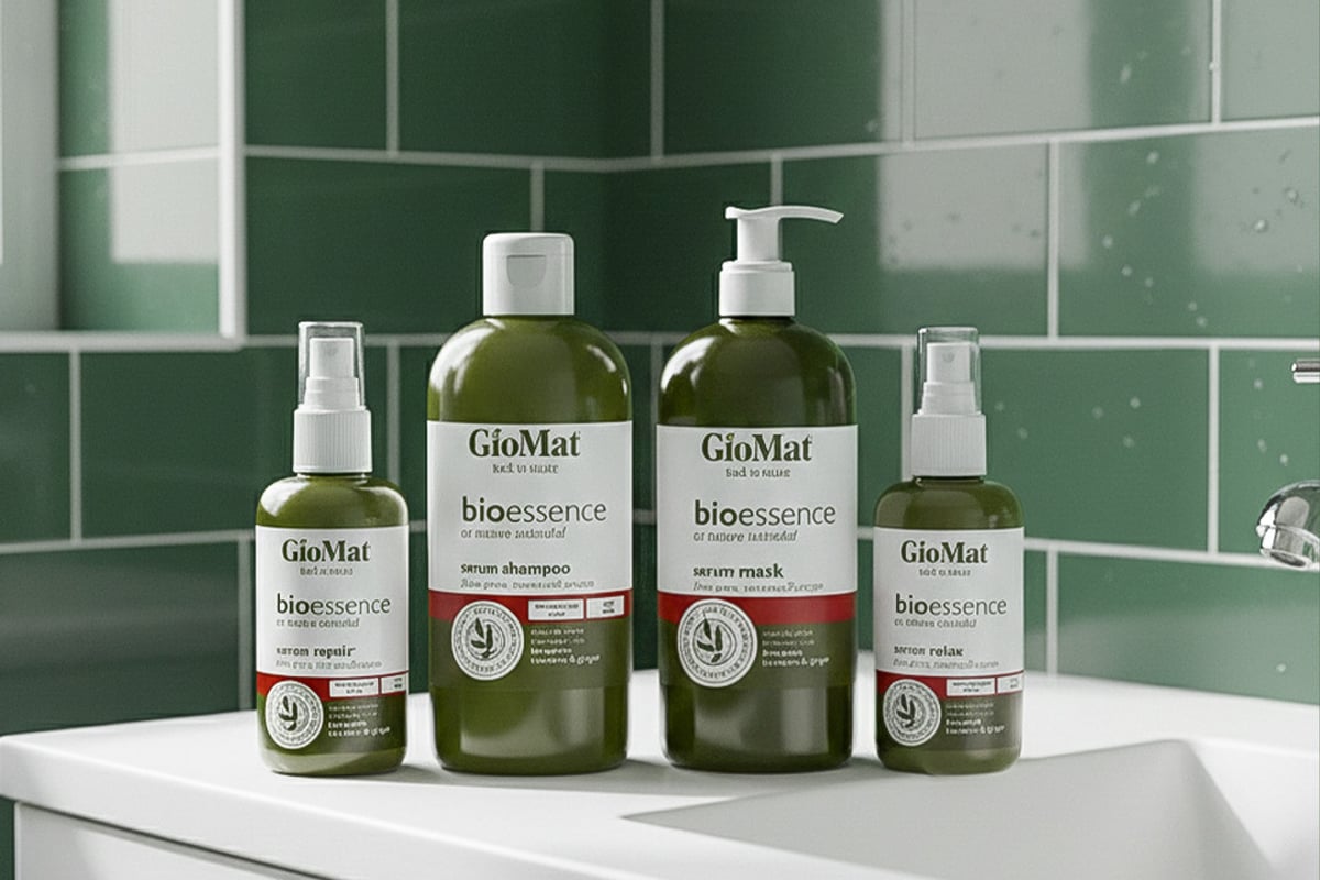 Bioessence Serum Shampoo, Relax, Mask en Repair - Giomat