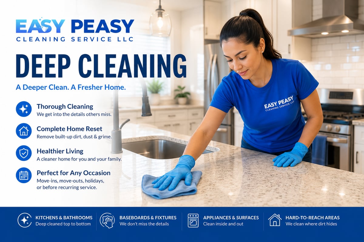 Deep Cleaning - Easy Peasy Cleaning