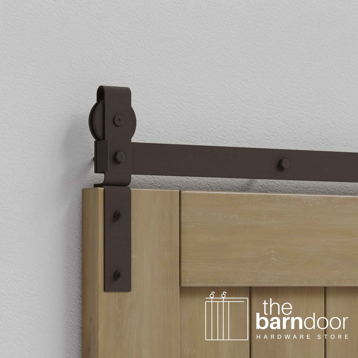 Classic J-Strap Bifold Barn Door Hardware Kit | 2 Door Kit - The Barn Door Hardware Store