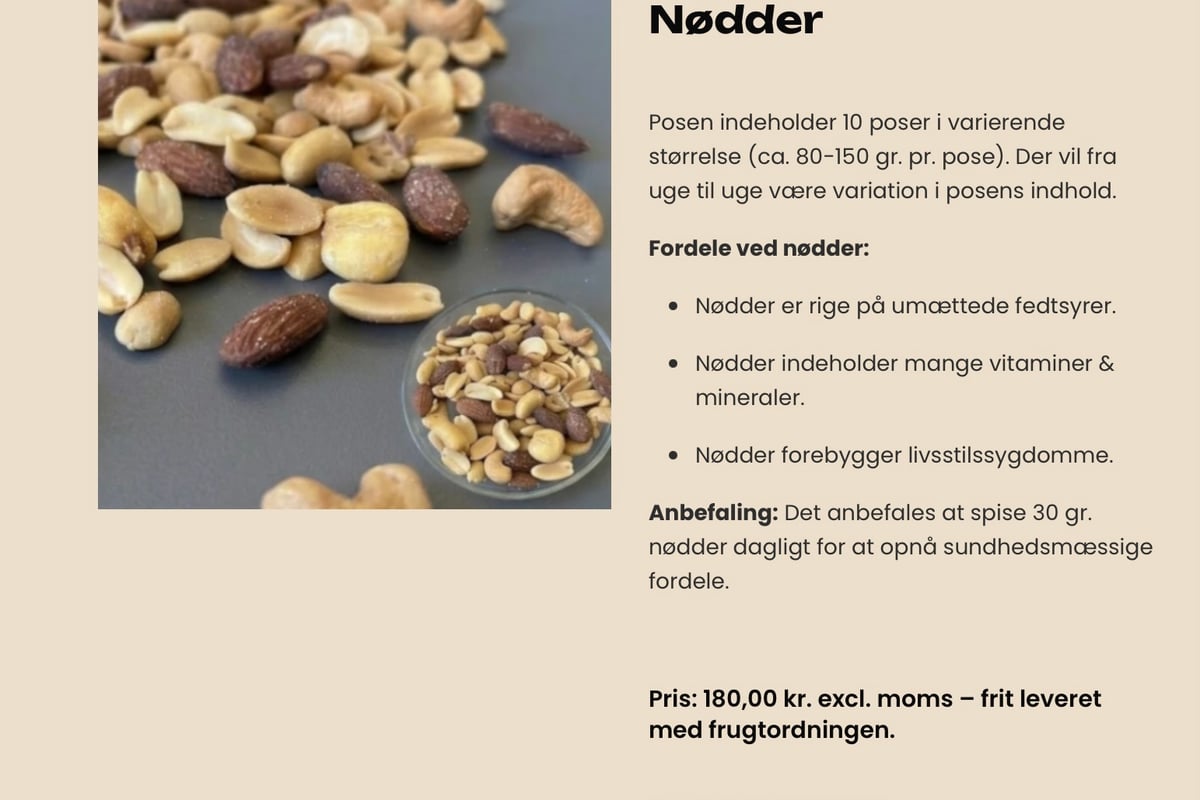 Nødder & tørret frugt - FrugtCompagniet
