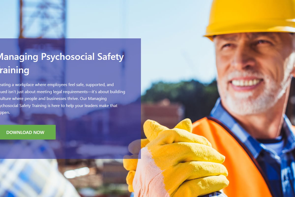 Managing Psychosocial Safety Training - Workplace Mental Health Institute