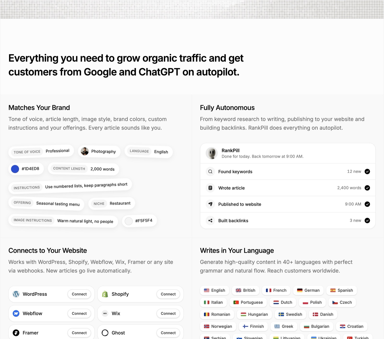 SEO Automation - RankPill