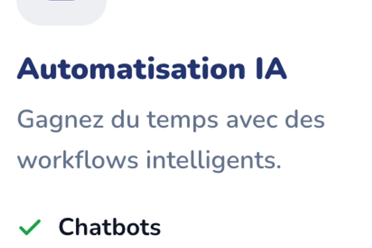 Automatisation IA - SpaceWeb