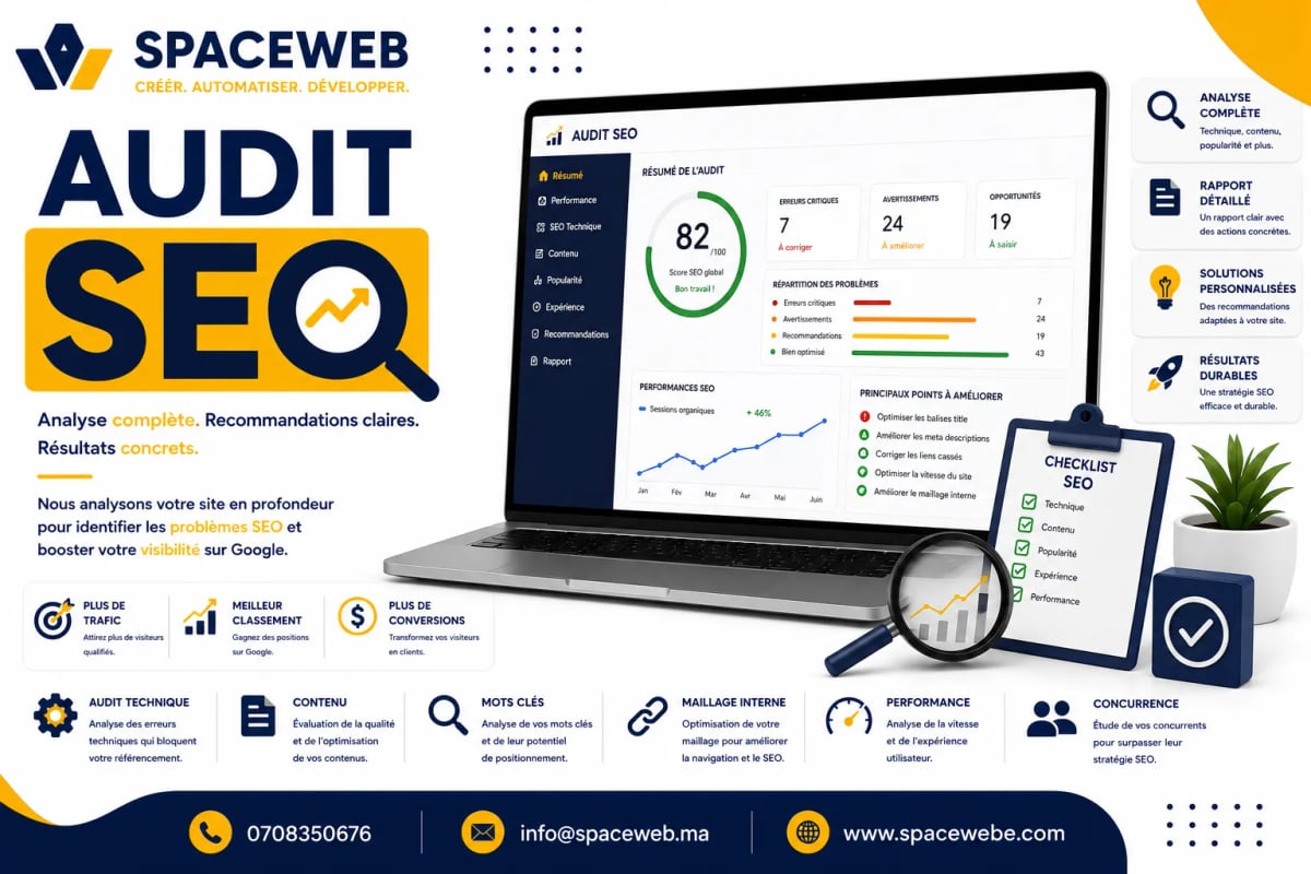 Audit SEO - SpaceWeb