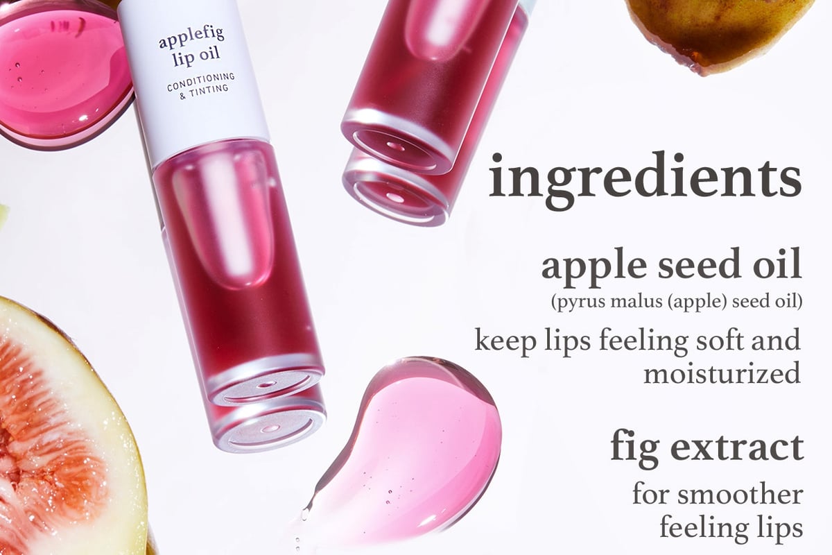 nooni applefig lip oil - nooni