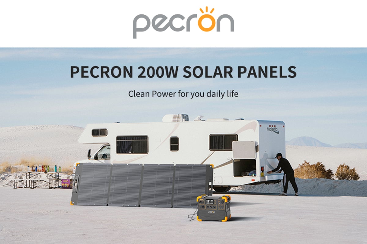 Pecron 200watt solcellepanel - Pecron
