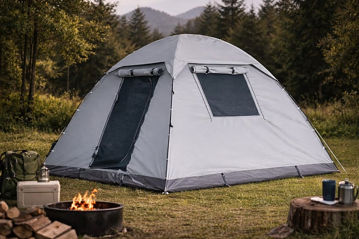Premium Heavy-Duty Canvas Dome Tent - Ejenti Outdoor