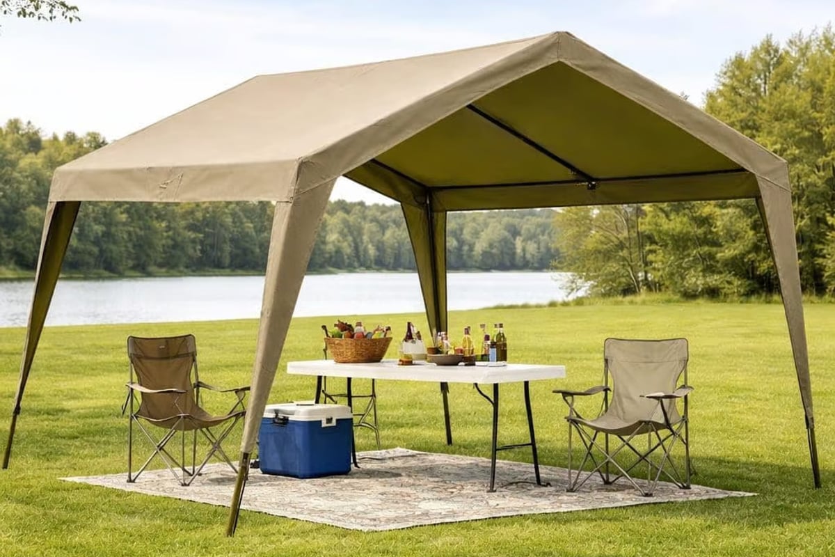 Canvas Gazebo Heavy Duty Waterproof Ripstop Gazebo - Ejenti Outdoor