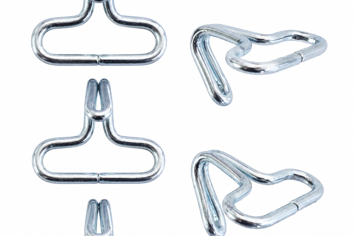 Heavy Duty Tent Hooks & Metal Fasteners - J Hook, S Hook, D Ring, Triangle - Ejenti Outdoor