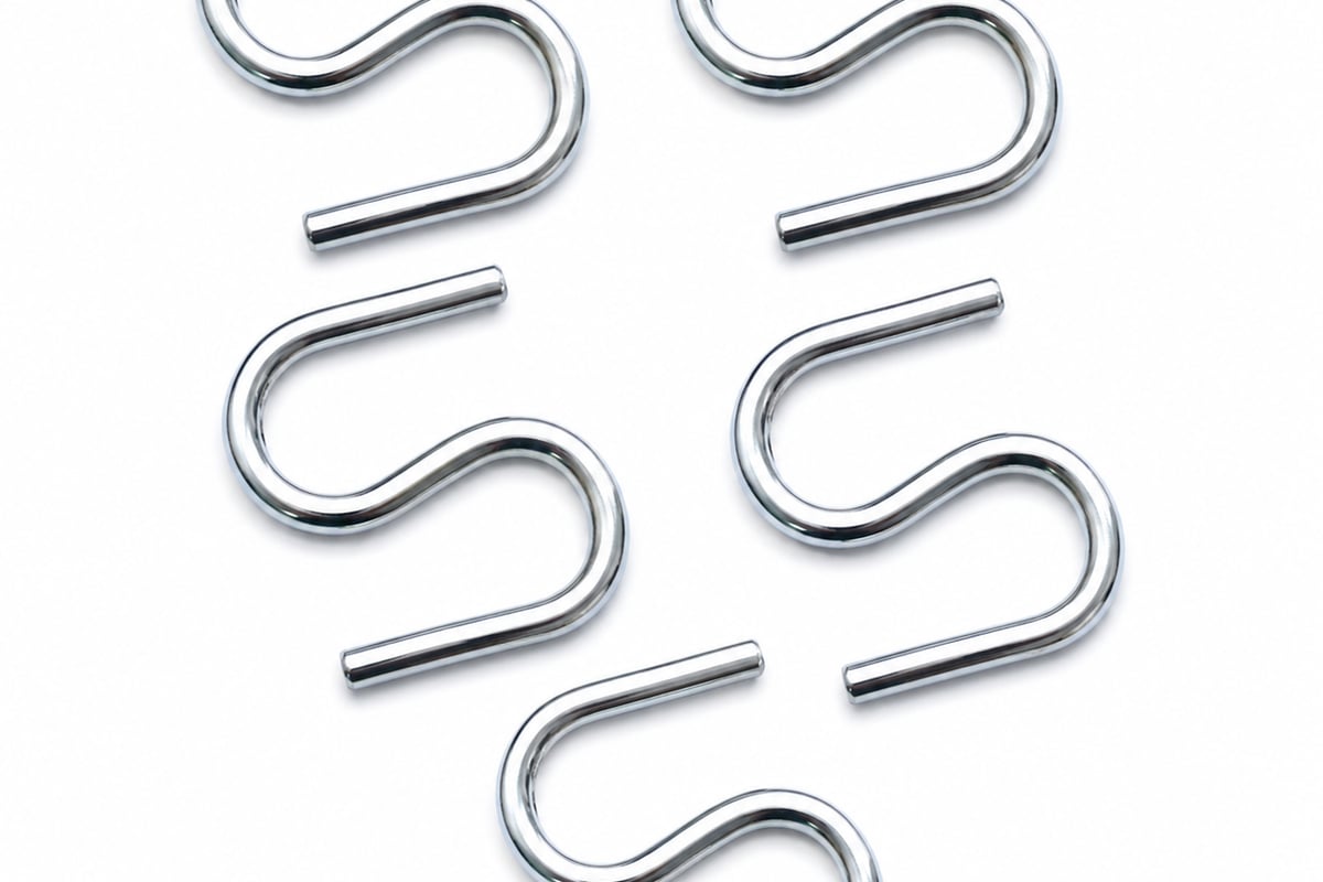 Heavy Duty Tent Hooks & Metal Fasteners - J Hook, S Hook, D Ring, Triangle - Ejenti Outdoor
