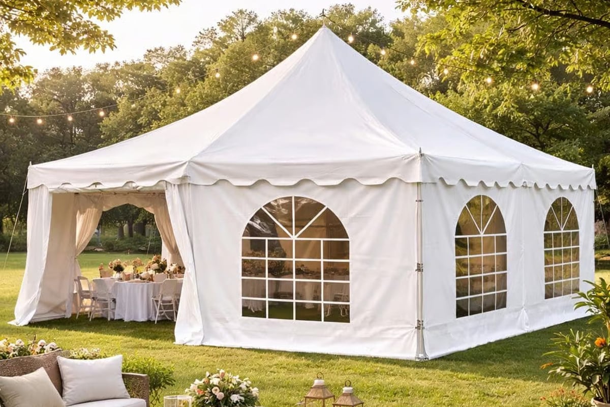 5m x 10m PVC Marquee Tent Heavy Duty Waterproof Event Tent South Africa - Ejenti Outdoor