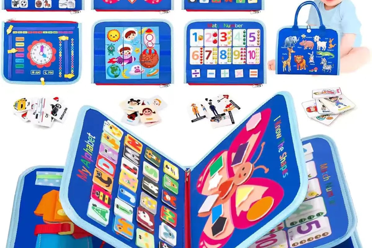 Montessori Busy Board – KIDZEEHUB - KIDZEEHUB