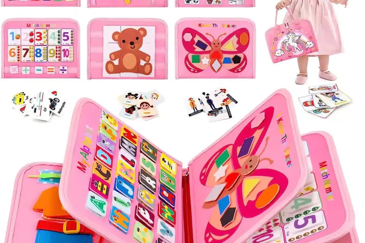 Montessori Busy Board – KIDZEEHUB - KIDZEEHUB