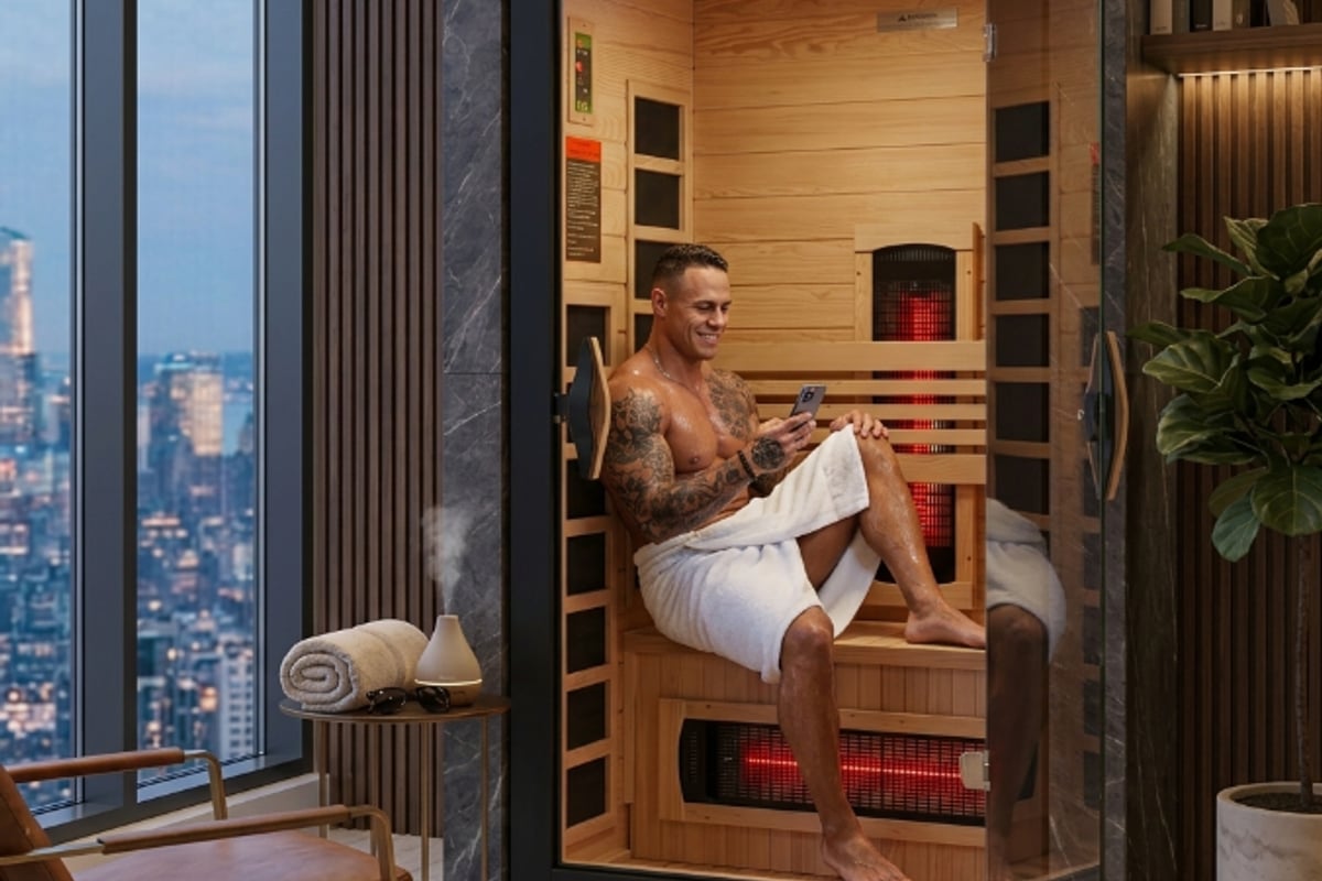 Dynamic Santorini 1-2 Person Full Spectrum Near Zero EMF FAR IR Sauna - I N F R I U M