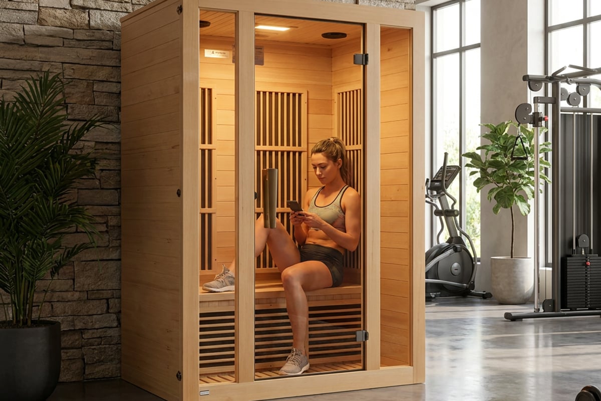 Maxxus Seattle 2 Person Near Zero EMF FAR IR Sauna - I N F R I U M