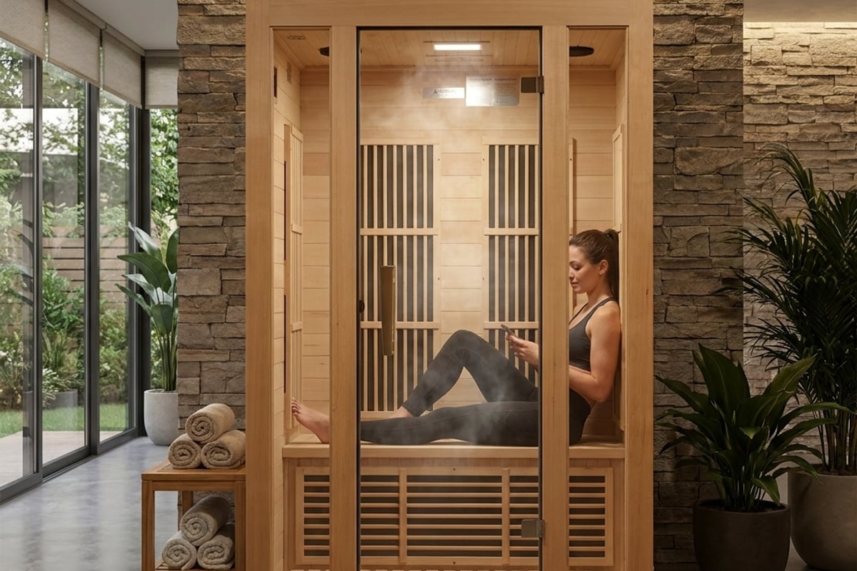 Maxxus Seattle 2 Person Near Zero EMF FAR IR Sauna - I N F R I U M