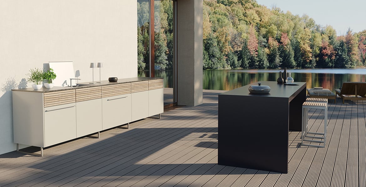 Cubic C1 Style Outdoor Kitchen - Cotswold Cooking Company