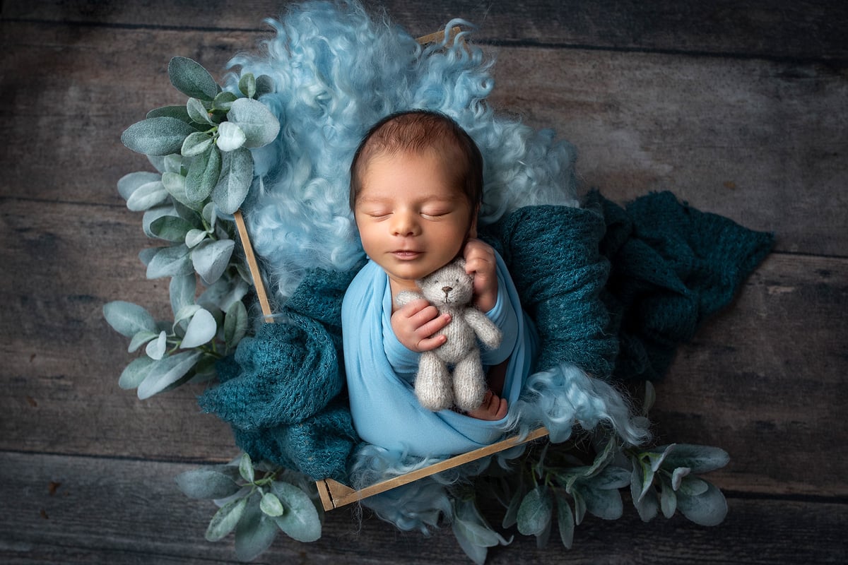 Newborn photography session - One Big Happy Photo, LLC
