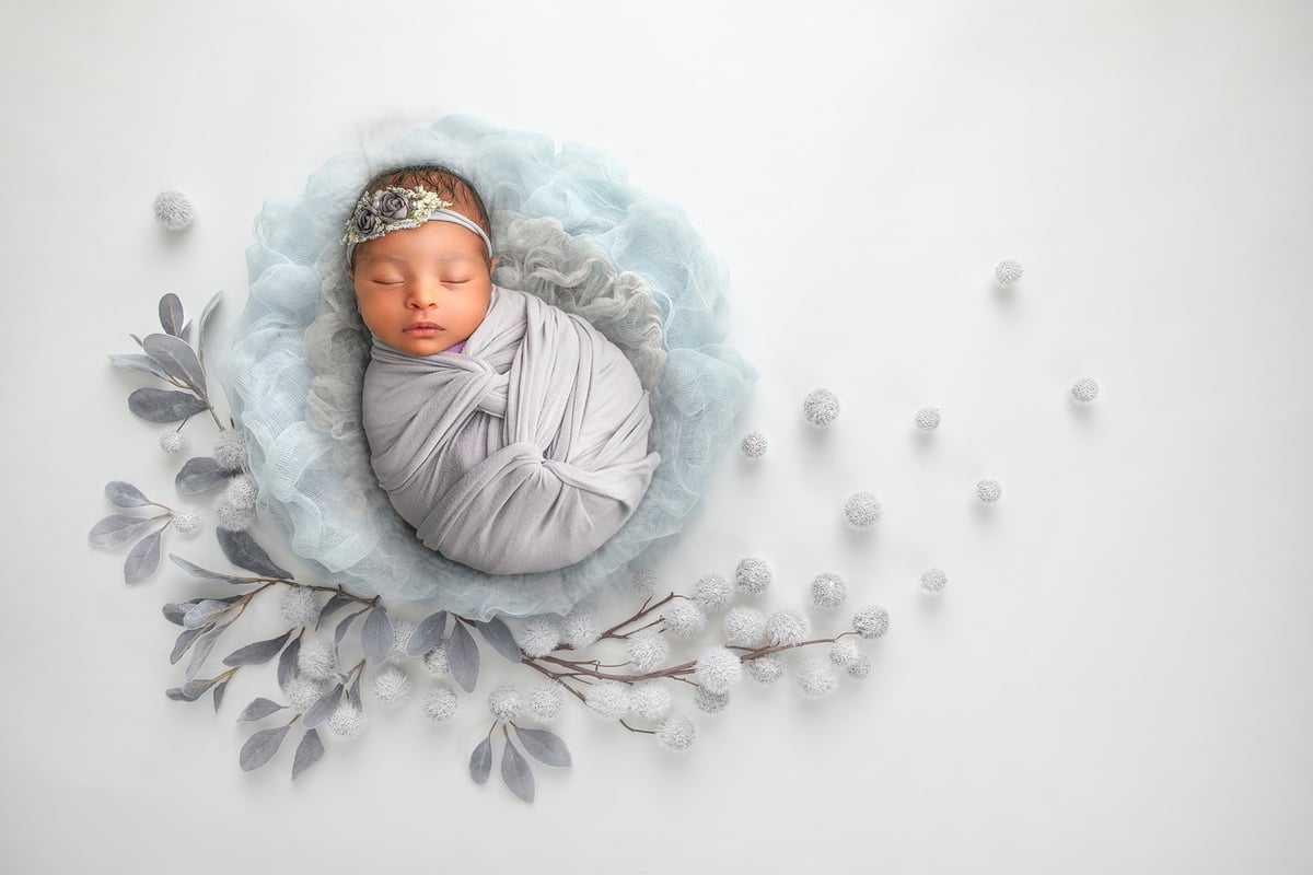 Newborn photography session - One Big Happy Photo, LLC