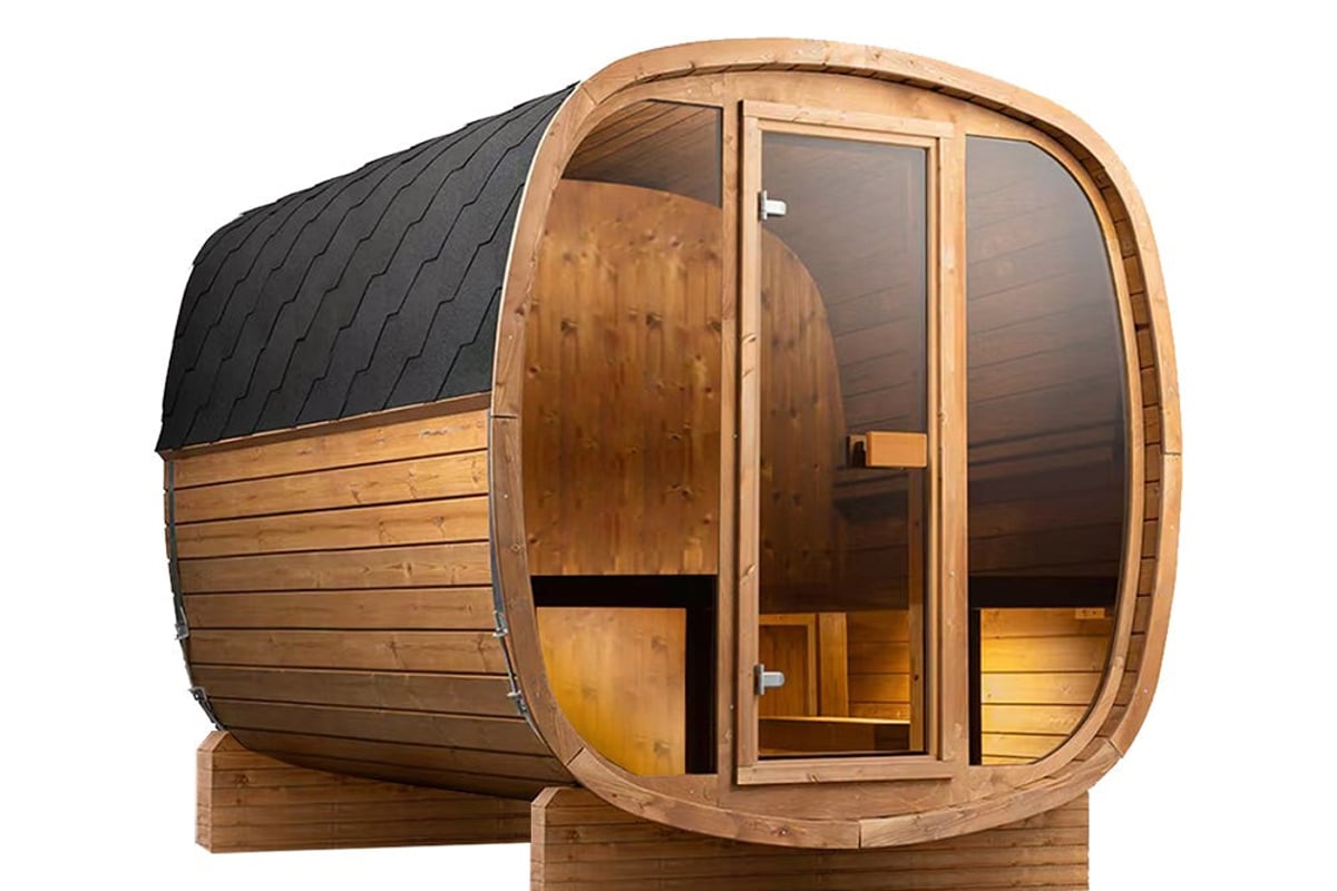 Auris Two Luxury Outdoor Cedar Sauna - Orivon Wellness - RecoSauna