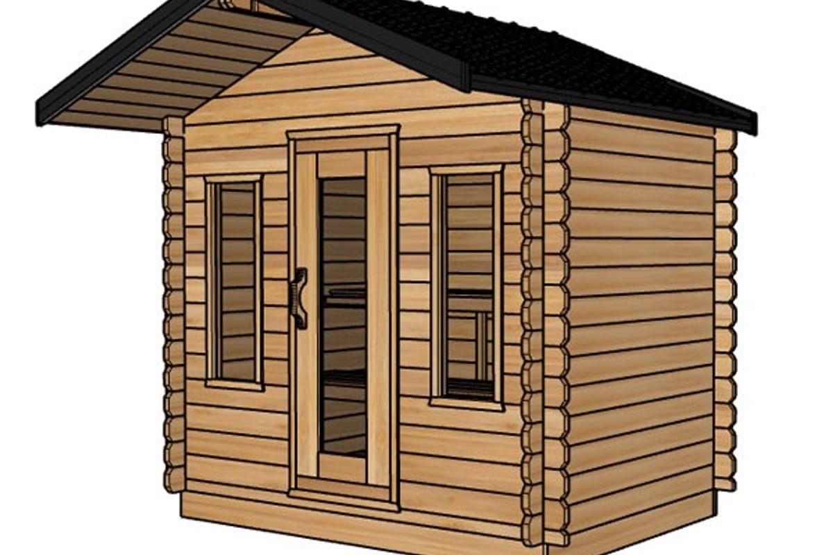 Canadian Timber Palmer Cabin Sauna - LeisureCraft - RecoSauna