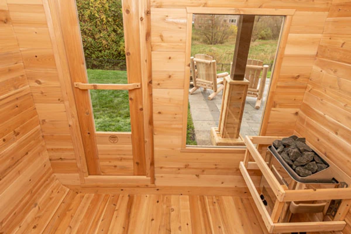 Canadian Timber Luna Sauna - LeisureCraft - RecoSauna