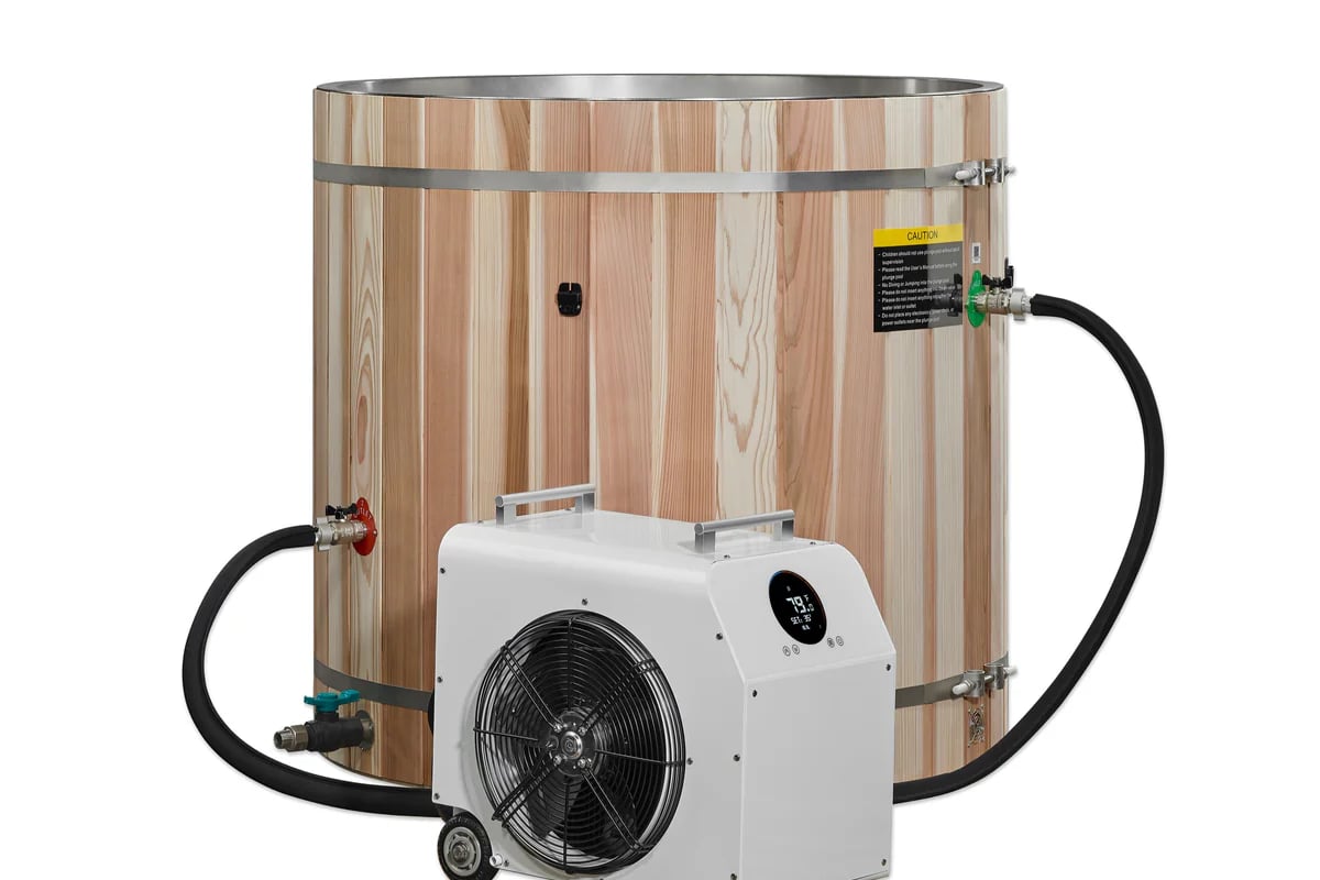 Dynamic Cold Therapy Barrel 304 Stainless Steel Cold Plunge - RecoSauna