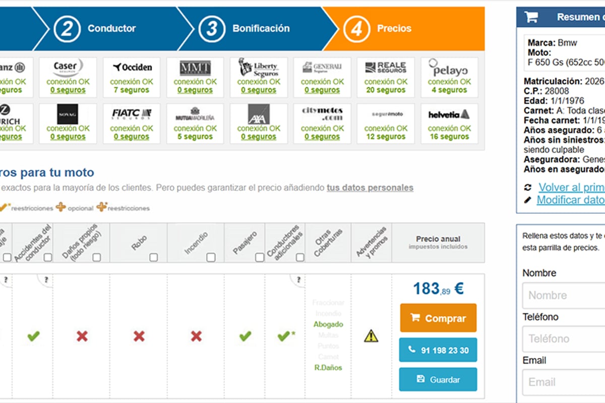 Empresa de Seguros: Guía Completa 2026 2 Seguros de moto - Motopoliza.com