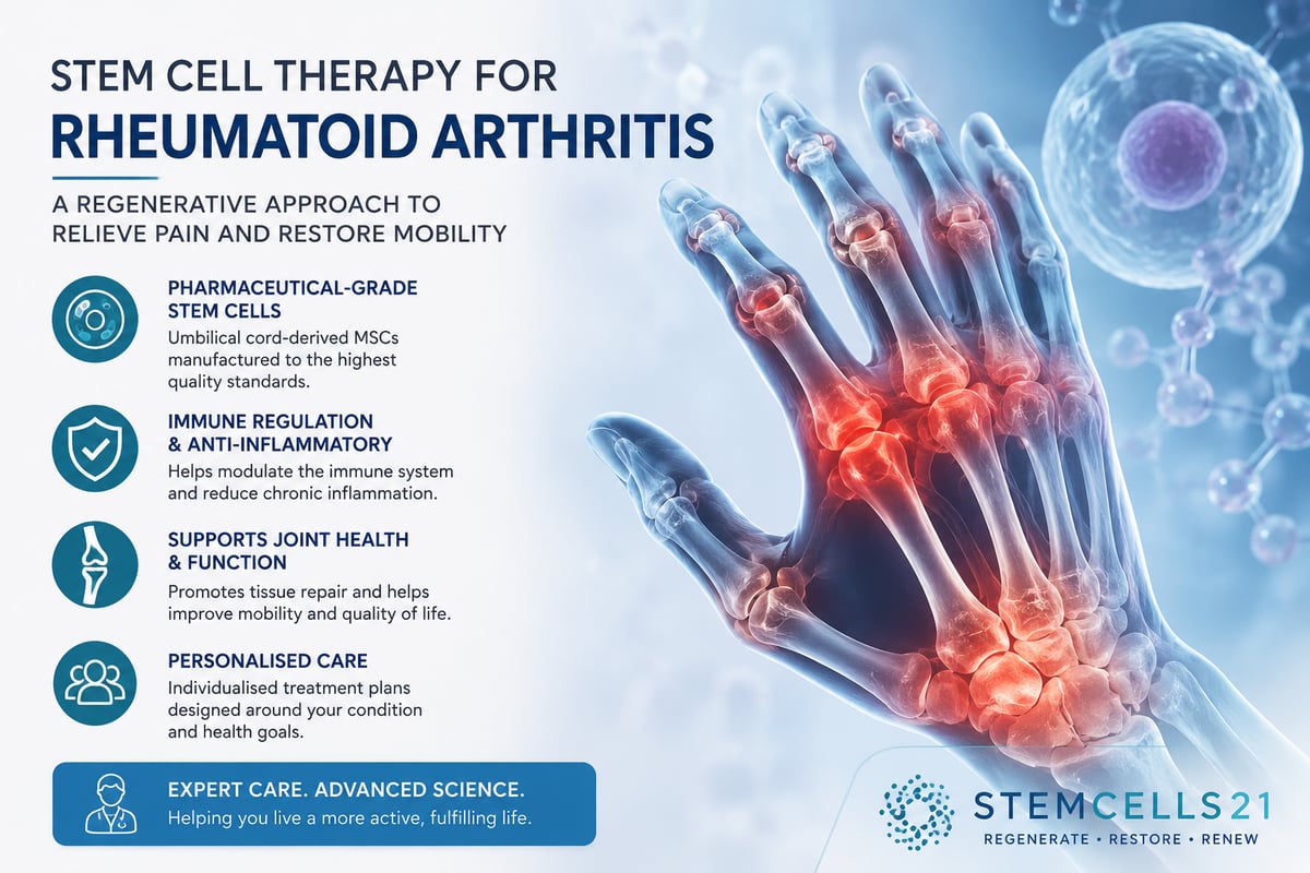 Tratamento da Artrite Reumatoide - StemCells21