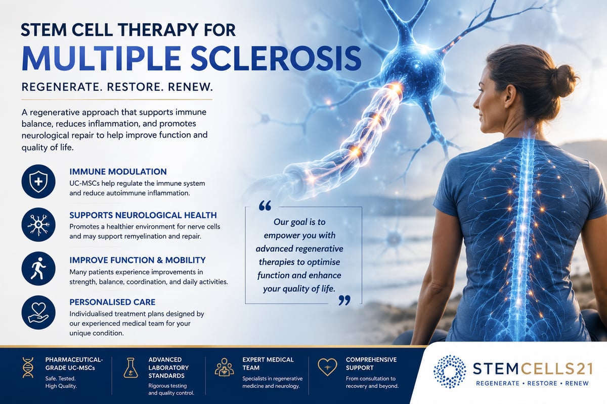 Multiple Sclerosis Stem Cell Treatment - StemCells21