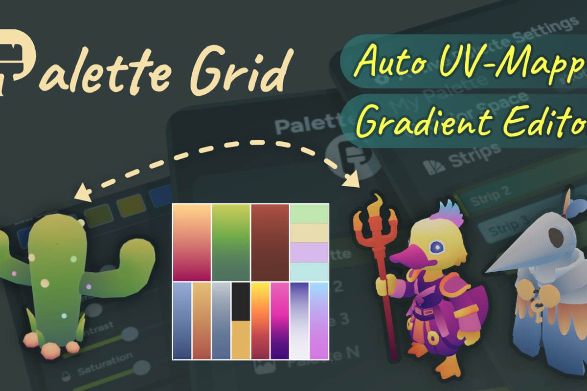Palette Grid - Saved Pixel